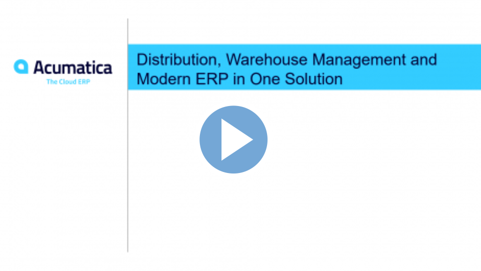 Distribution Warehouse Management and Modern ERP in One Solution